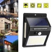 image-Led Solar Wall Light Human Body Induction Outdoor Garden Light Energy-Saving Waterproof Outdoor Lighting Street Light