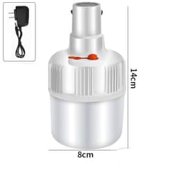 image-Rechargeable Bulb Lantern led Portable Camping Light Outdoor Solar Lights Lighting With Remote Control 60W 80W 100W Tent Lamp
