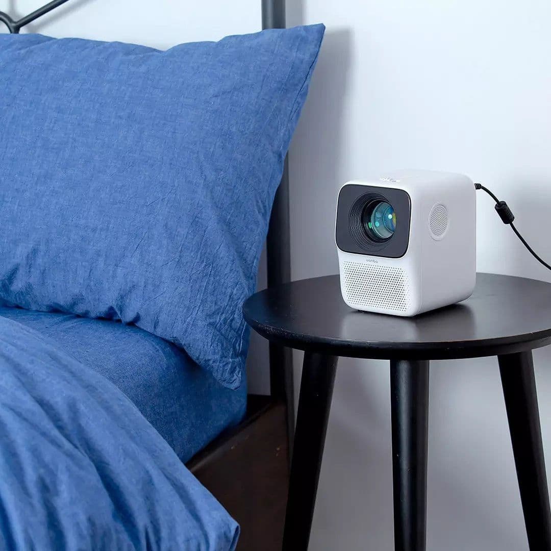 image-Xiaomi Wanbo Projector T2max-Free Home HD Small Portable Mini Bedroom Wall Casting Dormitory