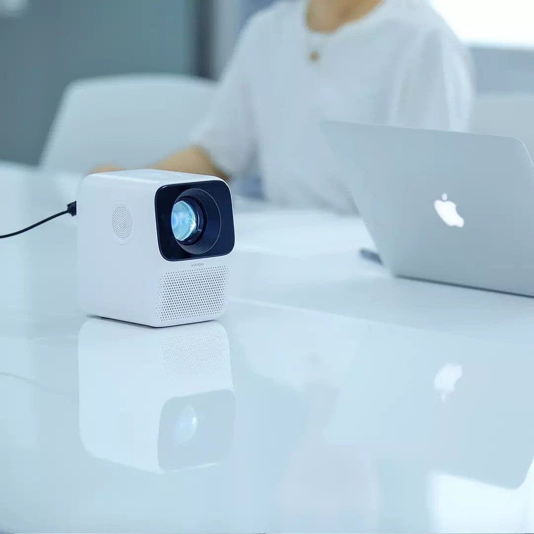image-Xiaomi Wanbo Projector T2max-Free Home HD Small Portable Mini Bedroom Wall Casting Dormitory