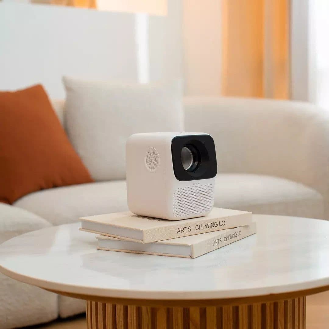 image-Xiaomi Wanbo Projector T2max-Free Home HD Small Portable Mini Bedroom Wall Casting Dormitory