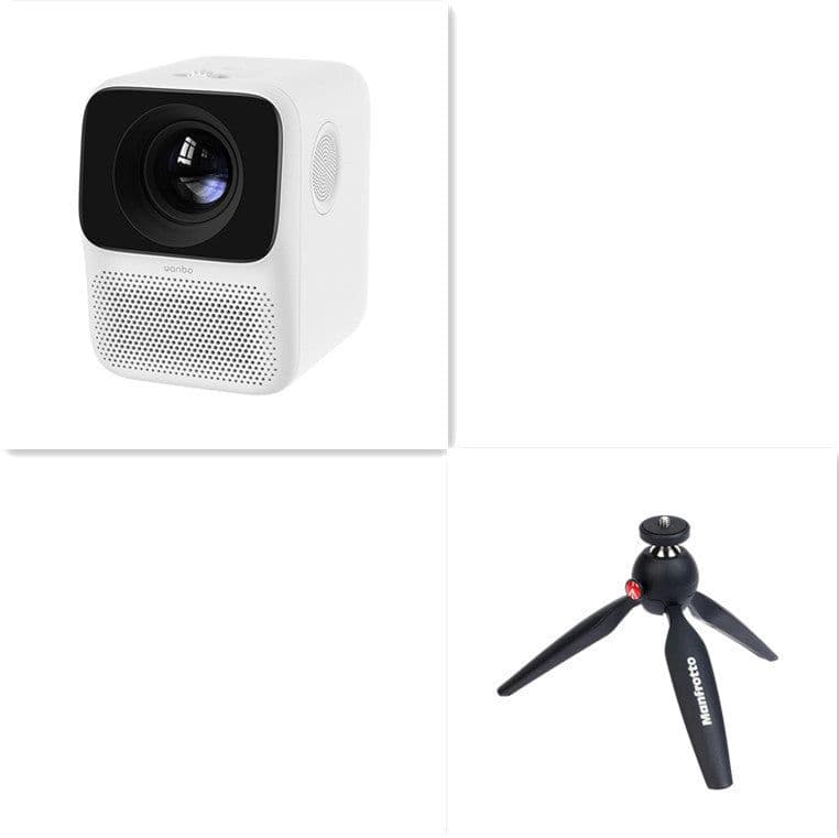 image-Xiaomi Wanbo Projector T2max-Free Home HD Small Portable Mini Bedroom Wall Casting Dormitory