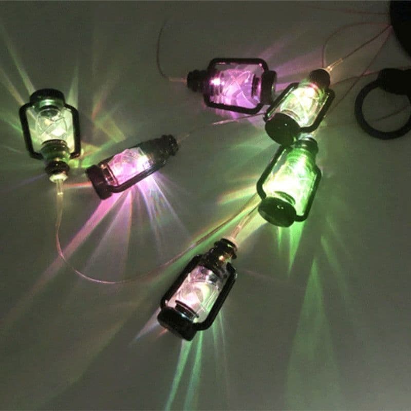 image-Changing Solar Powered Lanterns Wind Chime Wind Mobile LED Light