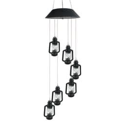 image-Changing Solar Powered Lanterns Wind Chime Wind Mobile LED Light
