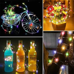 image-1-10M Led String Light Copper Wire Holiday Lighting Fairy Light Garland Battery Operation For Christmas Tree Wedding Party Decor