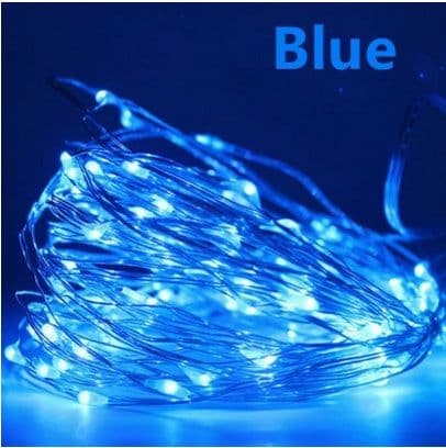image-1-10M Led String Light Copper Wire Holiday Lighting Fairy Light Garland Battery Operation For Christmas Tree Wedding Party Decor