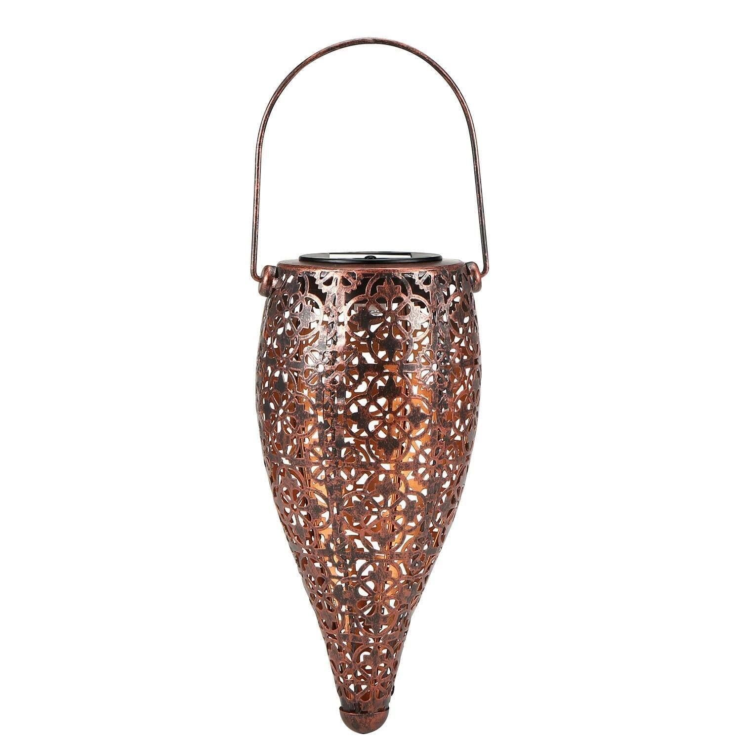 image-Garden Decoration Solar Wrought Iron Ground Ball Lamp