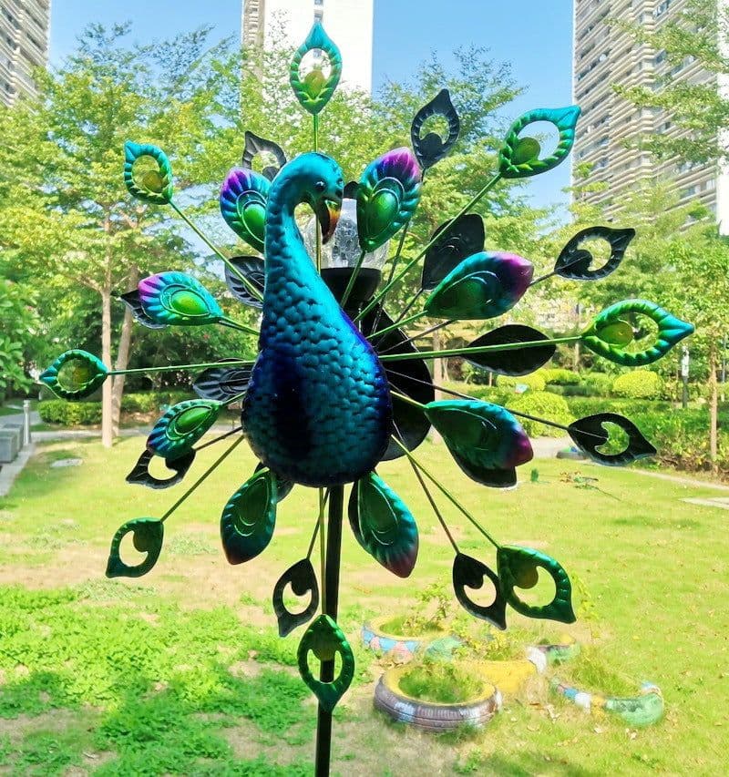 image-Amazon Hot Selling Garden Plug-In With Solar Glass Ball