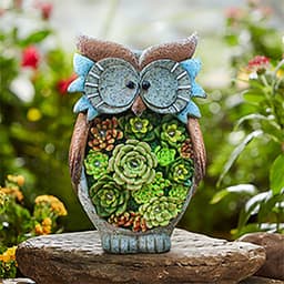 image-Solar Owl Led Light Outdoor Decorative Light Courtyard Decoration Resin Crafts Courtyard Lawn Night View Gift Lighting Decoration