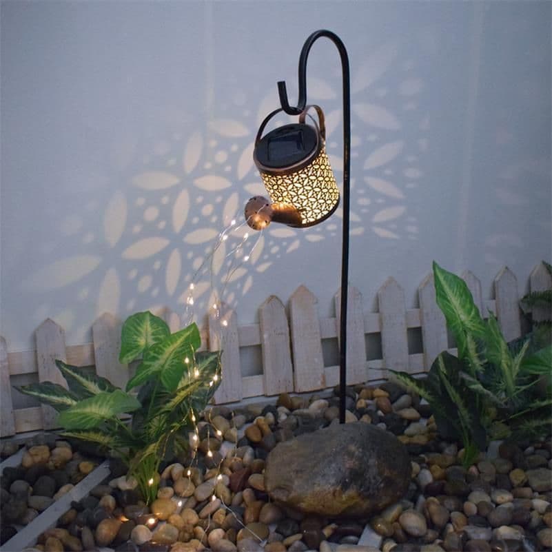 image-Creative Wrought Iron Solar Garden Light