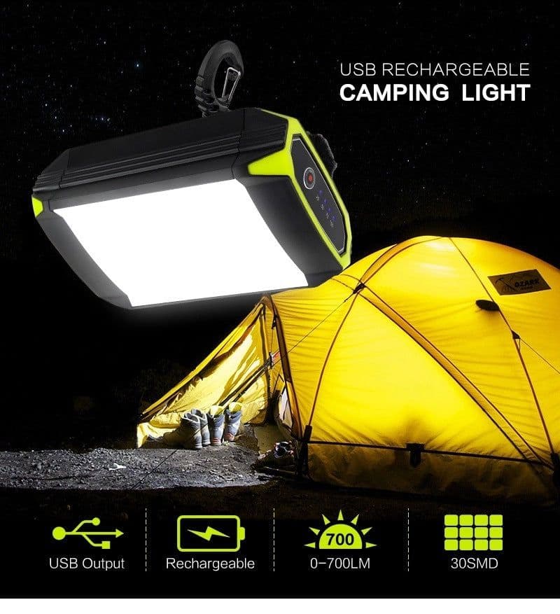 image-Dimming Rechargeable Camping Light Portable Tent Light Camping Light Power Bank
