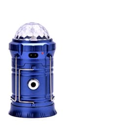 image-Outdoor Camping Light Solar Rechargeable LED Emergency Light Colorful With Fan