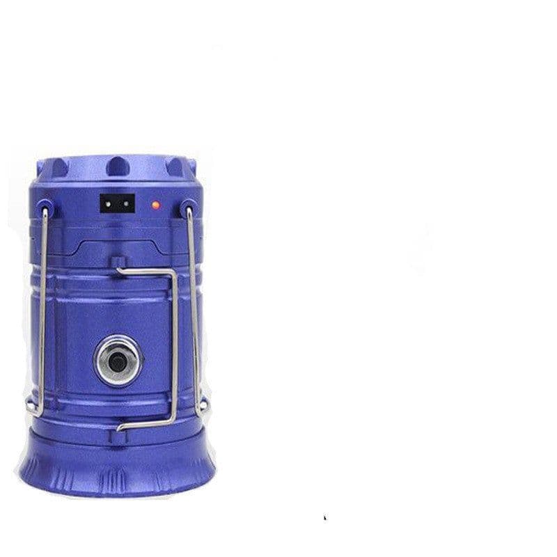 image-Outdoor Camping Light Solar Rechargeable LED Emergency Light Colorful With Fan