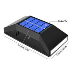 image-Solar Small Wall Light 6LED Staircase Light