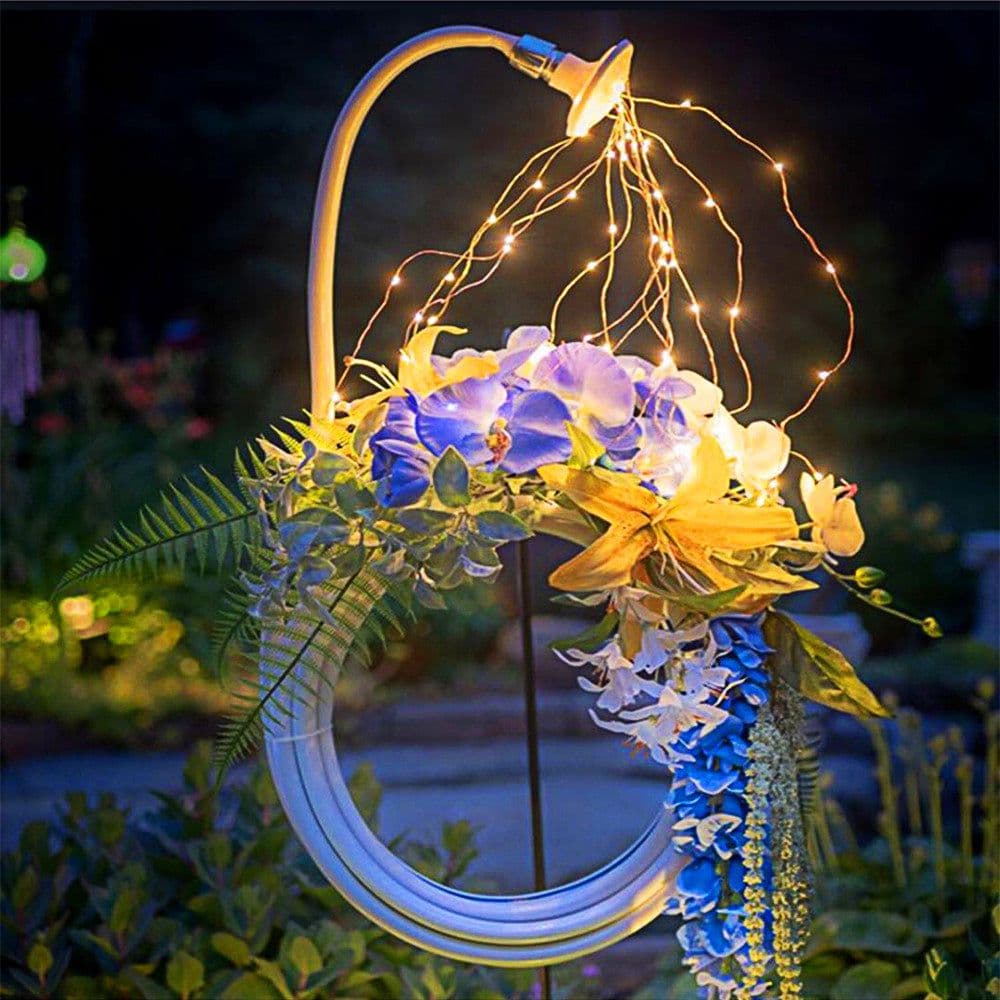 image-LED Vines Light Solar Fairy String Light Outdoor Waterproof Copper Wire DIY Decora Holiday Party Wedding Garden Room
