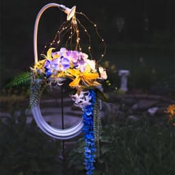 image-LED Vines Light Solar Fairy String Light Outdoor Waterproof Copper Wire DIY Decora Holiday Party Wedding Garden Room