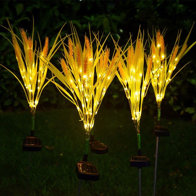 image-Solar Simulation Outdoor Garden Decoration Lawn Solar Wheat Ear Lamp