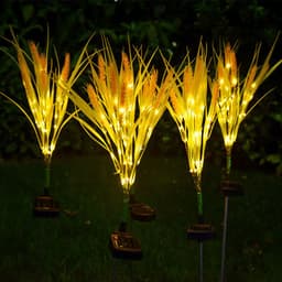 image-Solar Simulation Outdoor Garden Decoration Lawn Solar Wheat Ear Lamp