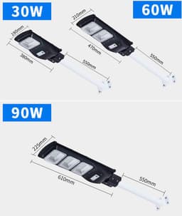 image-New Integrated Solar Street Light Household Outdoor Integrated Street Light 60WLED New Rural Solar Light