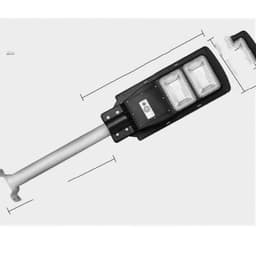 image-Solar Integrated Street Light LED Outdoor Waterproof Household Garden Light ExplosiveRadar Sensor Solar Light