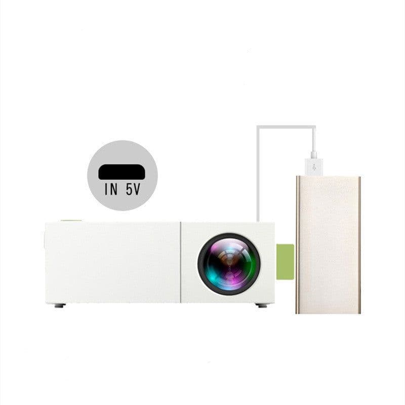 image-Hot YG310 Mini Projector Home HD LED