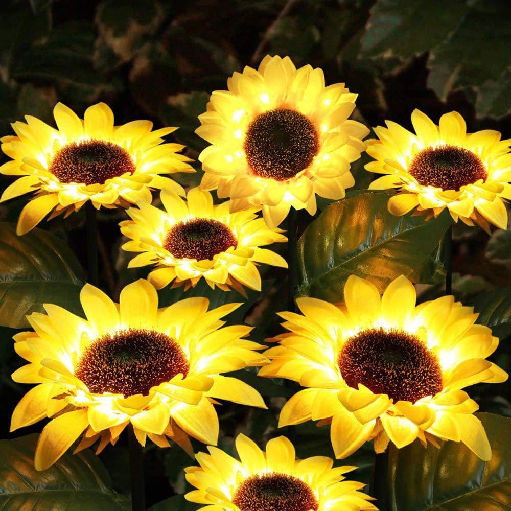 image-Led Solar Lanterns Outdoor Garden Lawn Inserts