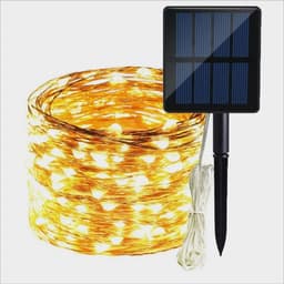 image-Holiday Wedding Party Garland Solar Garden Waterproof For Home Led Decor