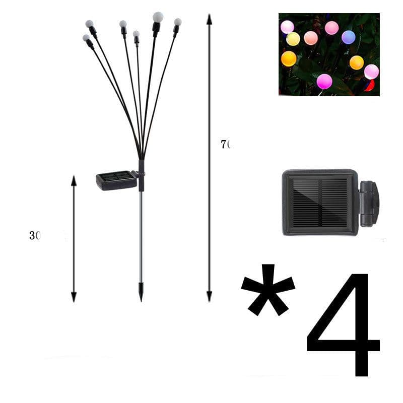 image-Simulation Firefly Solar Light Outdoor Garden Decoration Lawn Landscape Lamp Xmas Decor Solar LED Lights Outdoor Garden Lights