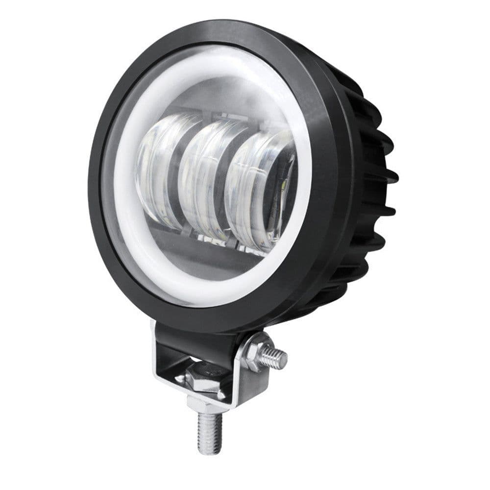 image-Fog Light With Aperture Angel Eye Motorcycle Spotlight Off-road Vehicle