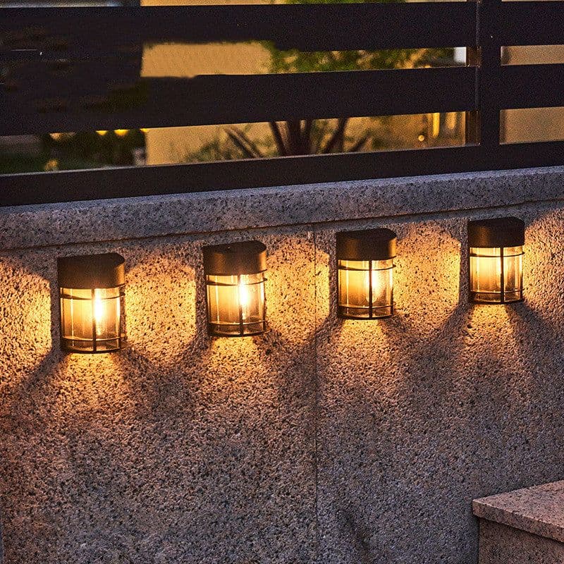 image-Solar Outdoor Patio Balcony Garden Wall Light