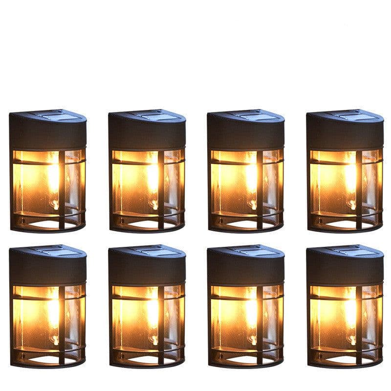 image-Solar Outdoor Patio Balcony Garden Wall Light