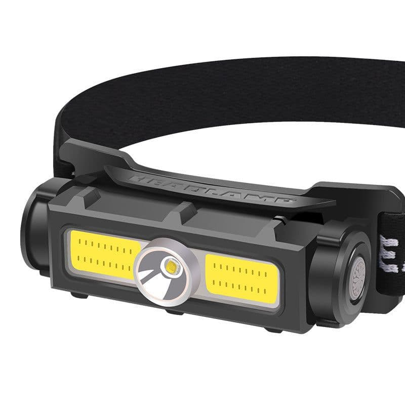 image-Flood Light Headlamp Fishing Lamp Built-in Battery