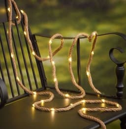 image-Solar Hemp Rope String Copper Wire LED Light