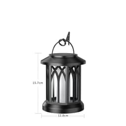 image-LED Solar Energy Simulation Flame Lamp With Clip Waterproof Outdoor Wall Lamp Festival Decoration