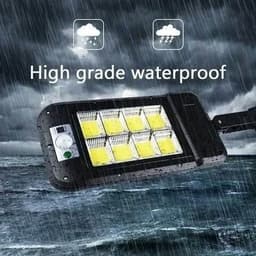 image-New Outdoor LED Solar Wall Lamp Human Body Sensing