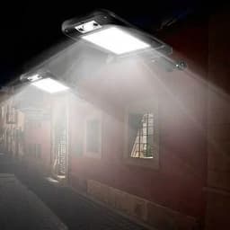 image-New Outdoor LED Solar Wall Lamp Human Body Sensing