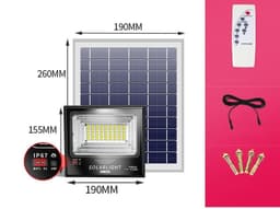 image-Super Bright Lighting Light Outdoor Street Lamp Volt Panel Solar Lamp