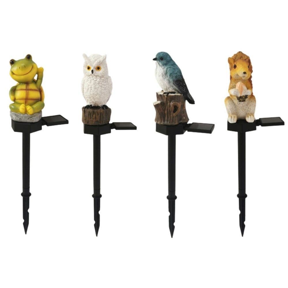 image-Solar Garden Light Outdoor, Owl Solar Garden Stake Light, Waterproof Warm White LED Light For Garden, Patio, Yard, Lawn, Walkway Decoration