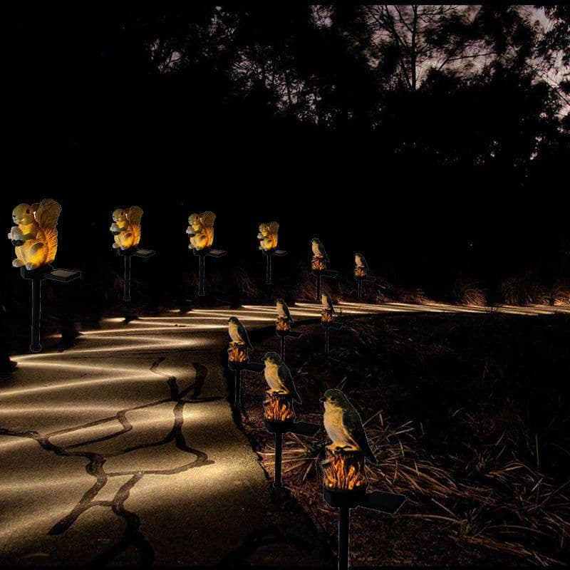 image-Solar Garden Light Outdoor, Owl Solar Garden Stake Light, Waterproof Warm White LED Light For Garden, Patio, Yard, Lawn, Walkway Decoration