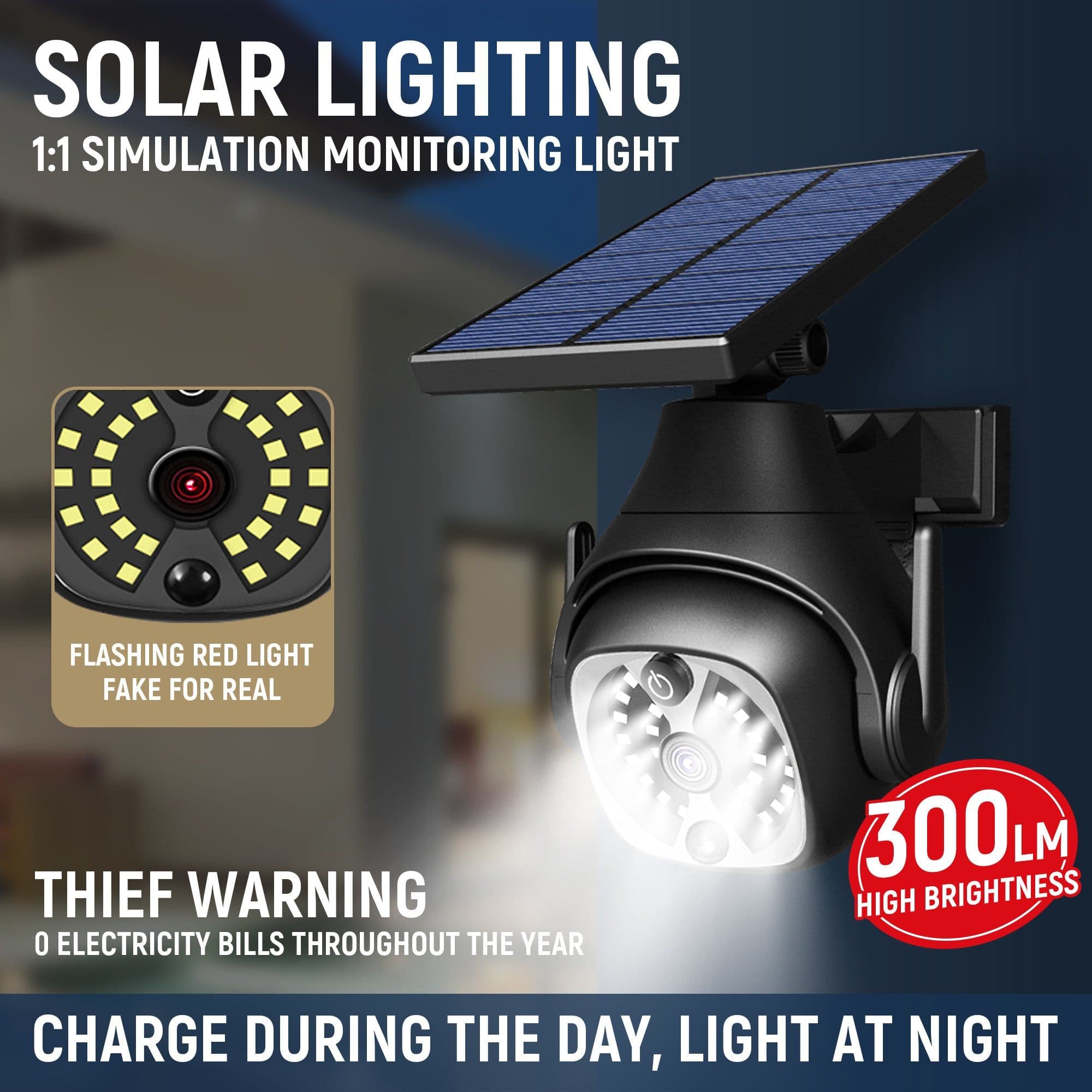 image-Solar Powered Outdoor Courtyard Lights Household Lighting Lights Human Sensing Lights Outdoor Waterproof Street Lights Balcony Solar Wall Lights