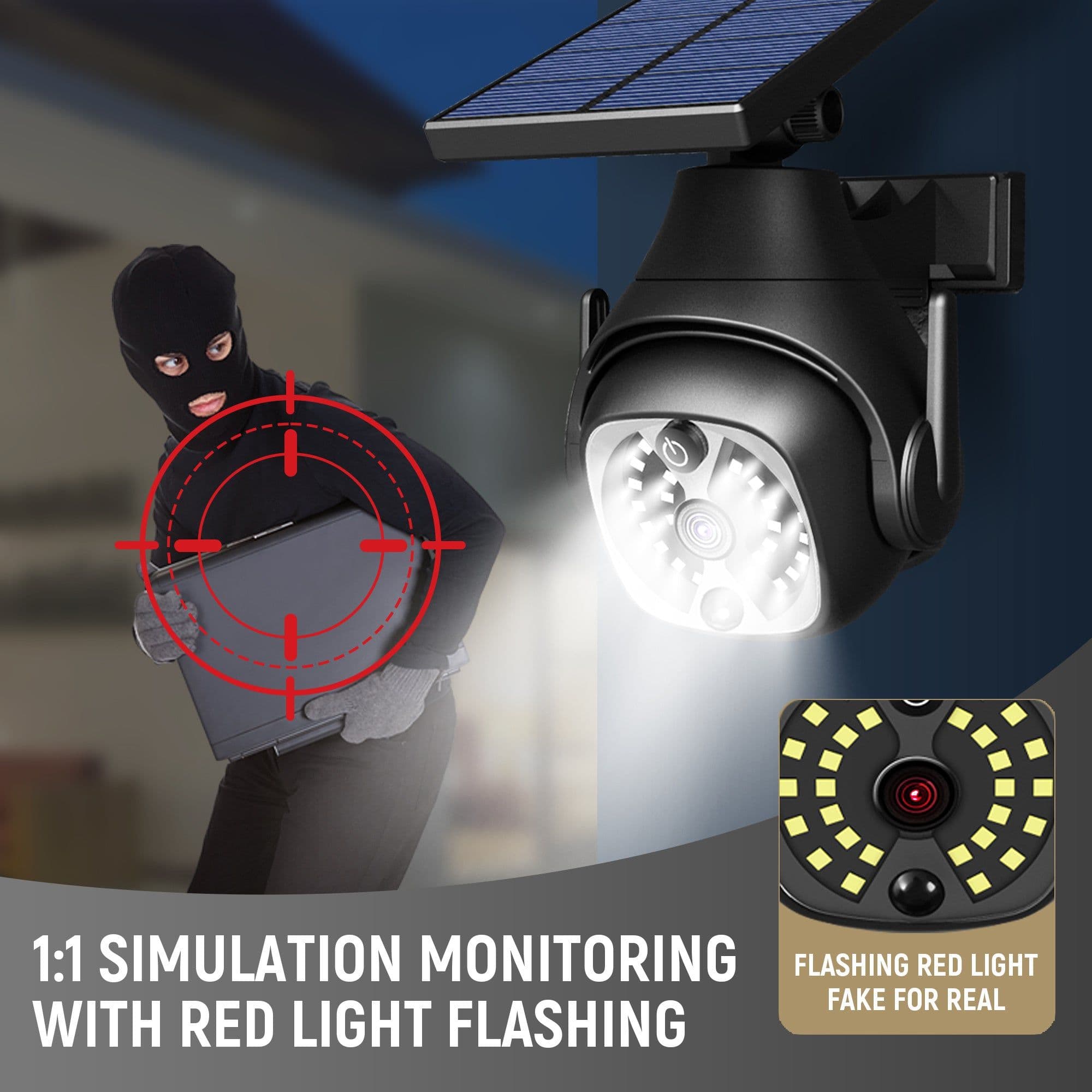 image-Solar Powered Outdoor Courtyard Lights Household Lighting Lights Human Sensing Lights Outdoor Waterproof Street Lights Balcony Solar Wall Lights