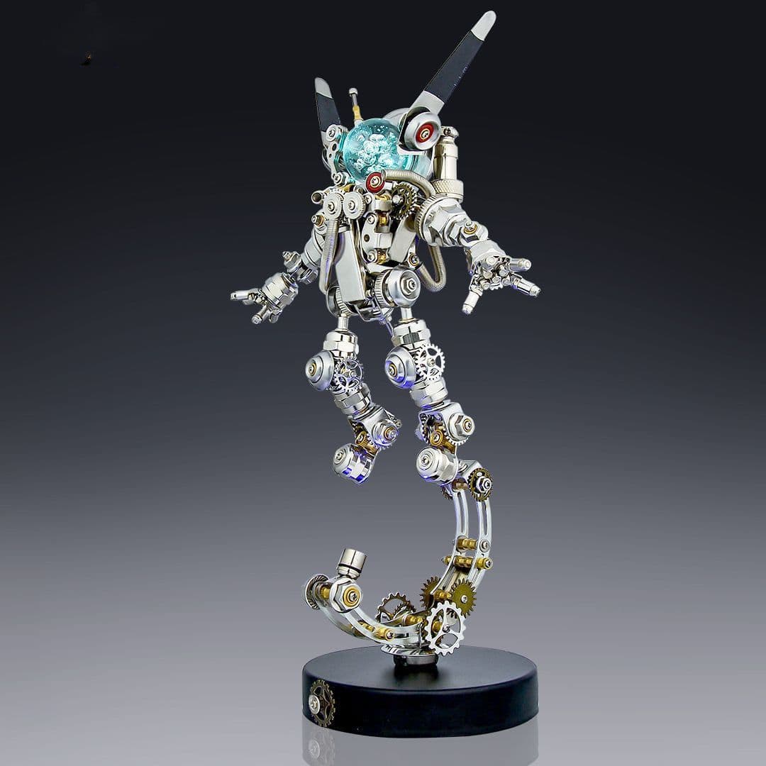image-Mechanical Rabbit Aerospace High Difficulty Precision Machinery Metal Assembly Educational Toys