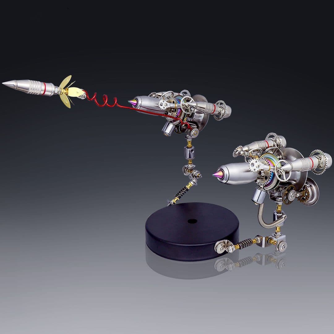 image-Mechanical Rabbit Aerospace High Difficulty Precision Machinery Metal Assembly Educational Toys