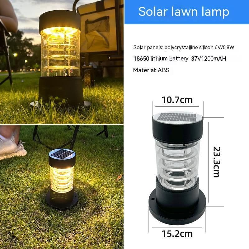 image-LED Lawn Lamp Outdoor Waterproof Solar Floor Lamp