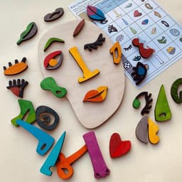 image-Wooden Montessori Puzzle Decompression Toys For Children