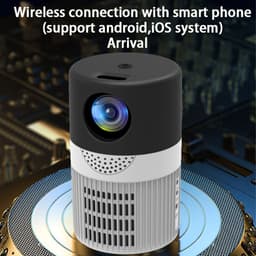 image-YT400 Home HD Projector 5G WIFI Connection 40 ANSI Mini Portable 480X360 Wireless Same Screen Phone Projection