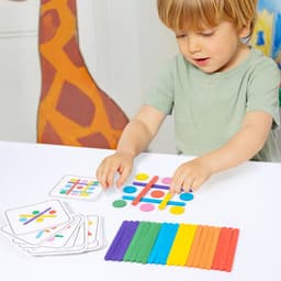 image-Rainbow Stick Early Education Thinking Puzzle Toy Children's Mathematics