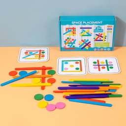 image-Rainbow Stick Early Education Thinking Puzzle Toy Children's Mathematics