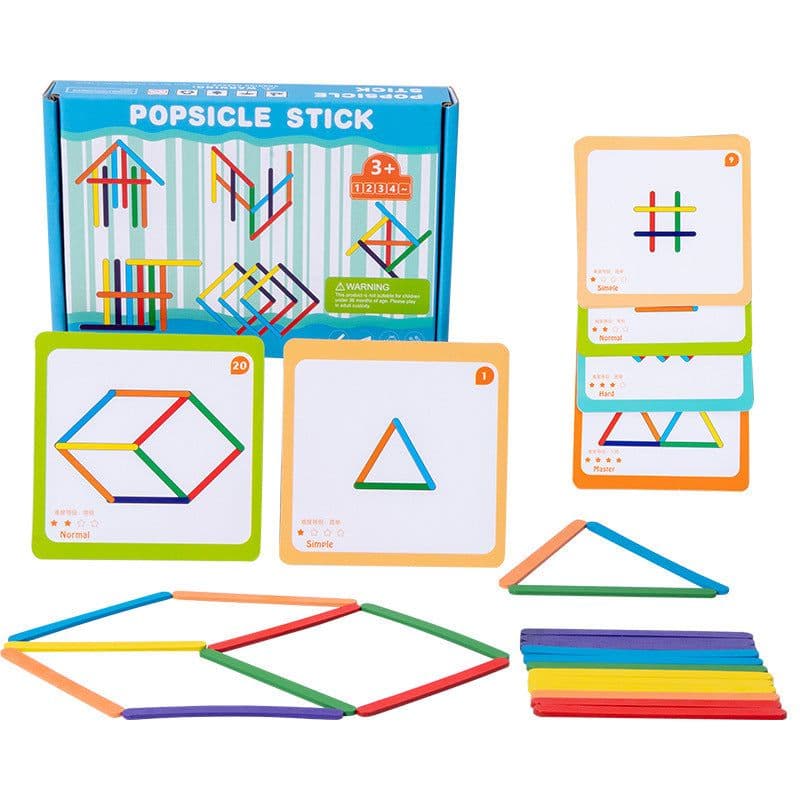 image-Rainbow Stick Early Education Thinking Puzzle Toy Children's Mathematics