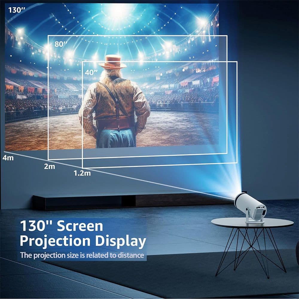 image-Home HD Projector Bluetooth Portable Mini 4K Mini Phone Y5S Home Theater Projector